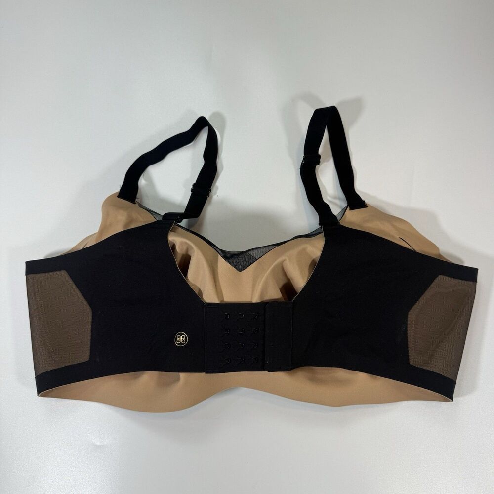 HoneyLove Crossover Bra Women's 2X Black Wireless Removable Pads - Picture 4 of 7